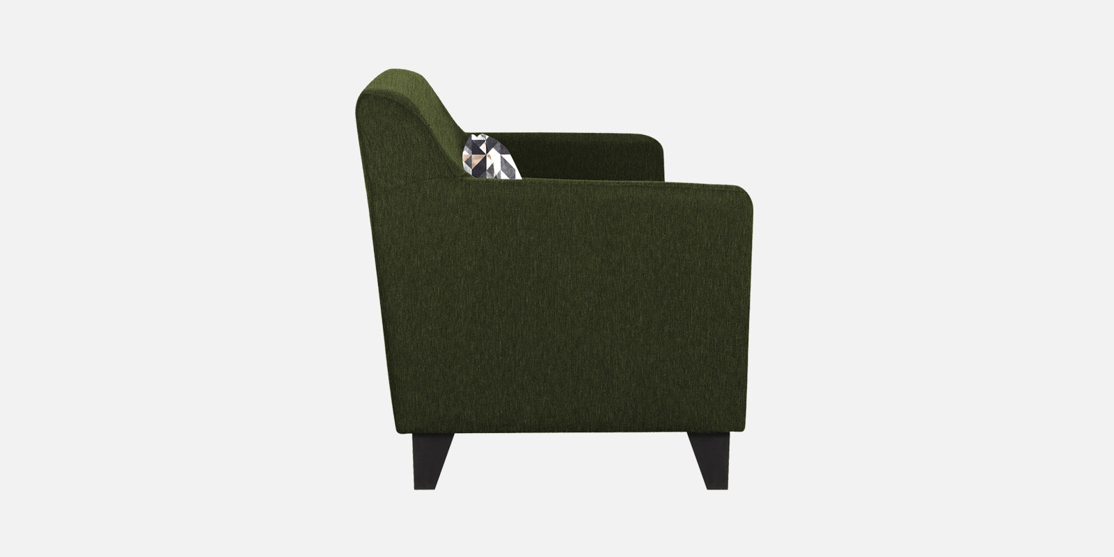Melaan Fabric 3 Seater Sofa In Olive Green Colour - Febonic Living