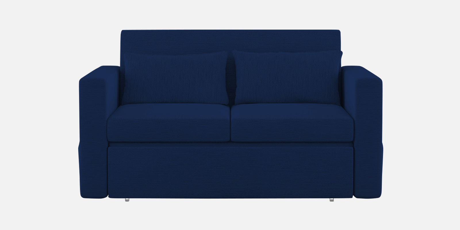 River Fabric 2 Seater Pull Out Sofa Cum Bed In Royal Blue Colour - Febonic Living