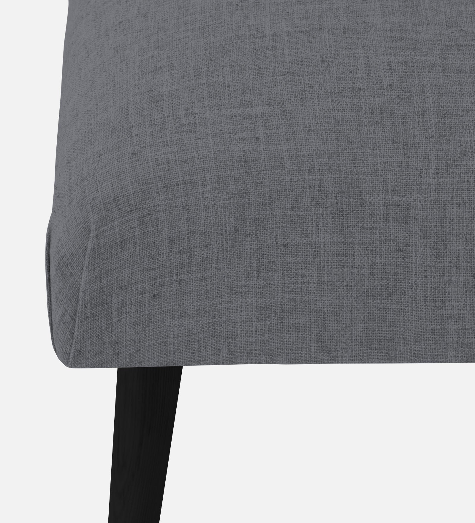 Adon Velvet Bench In Pubble Grey Colour - Febonic Living