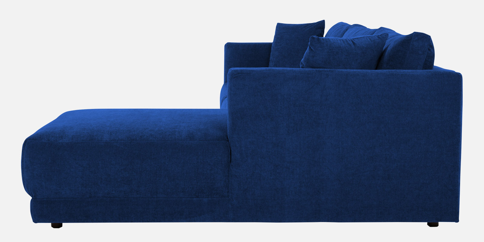 Northern Fabric LHS Sectional Sofa (3+Lounger) In Royal blue Colour - Febonic Living