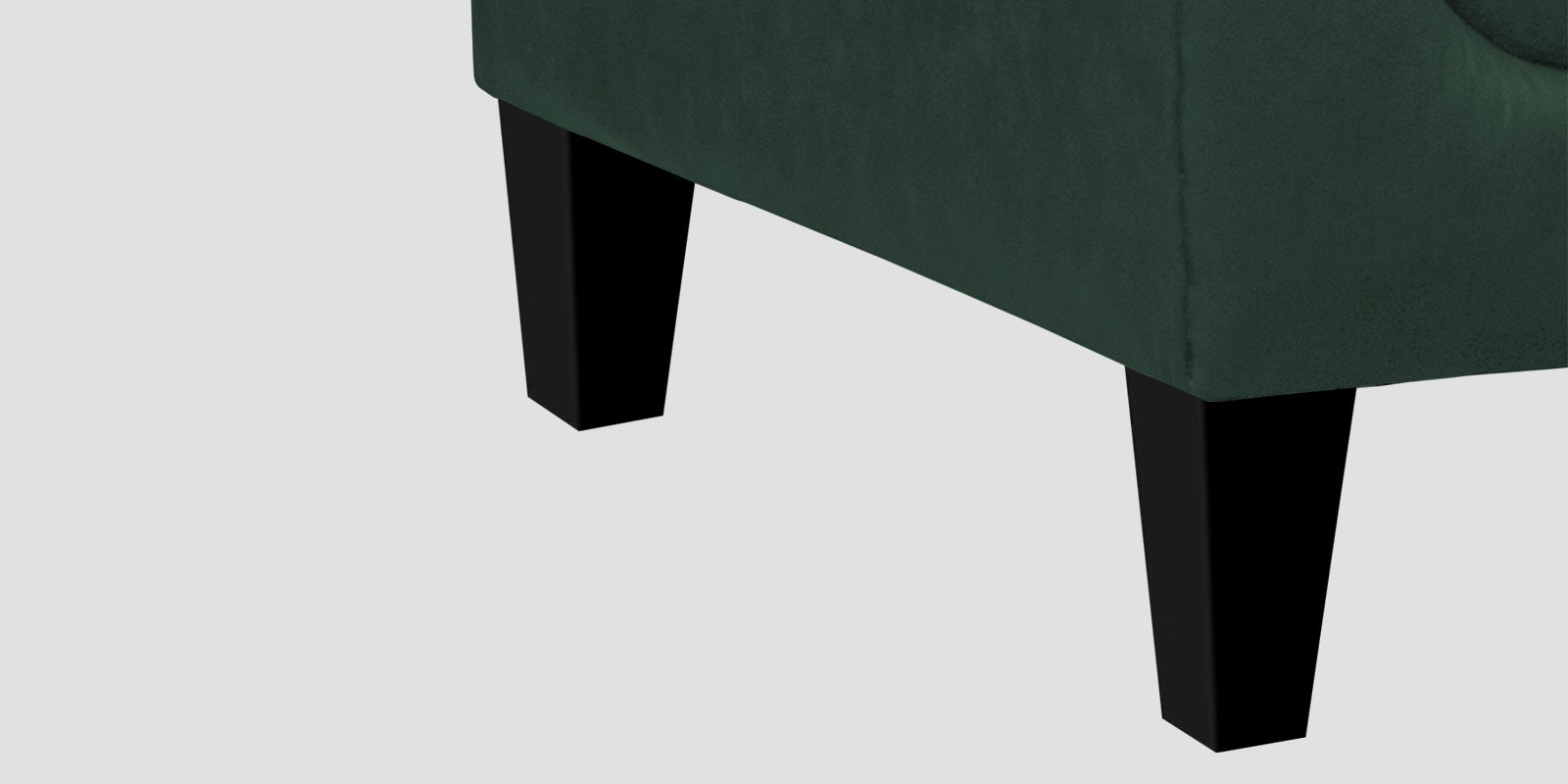 Convi Leatherette 3 Seater Sofa In Basil Green Colour - Febonic Living