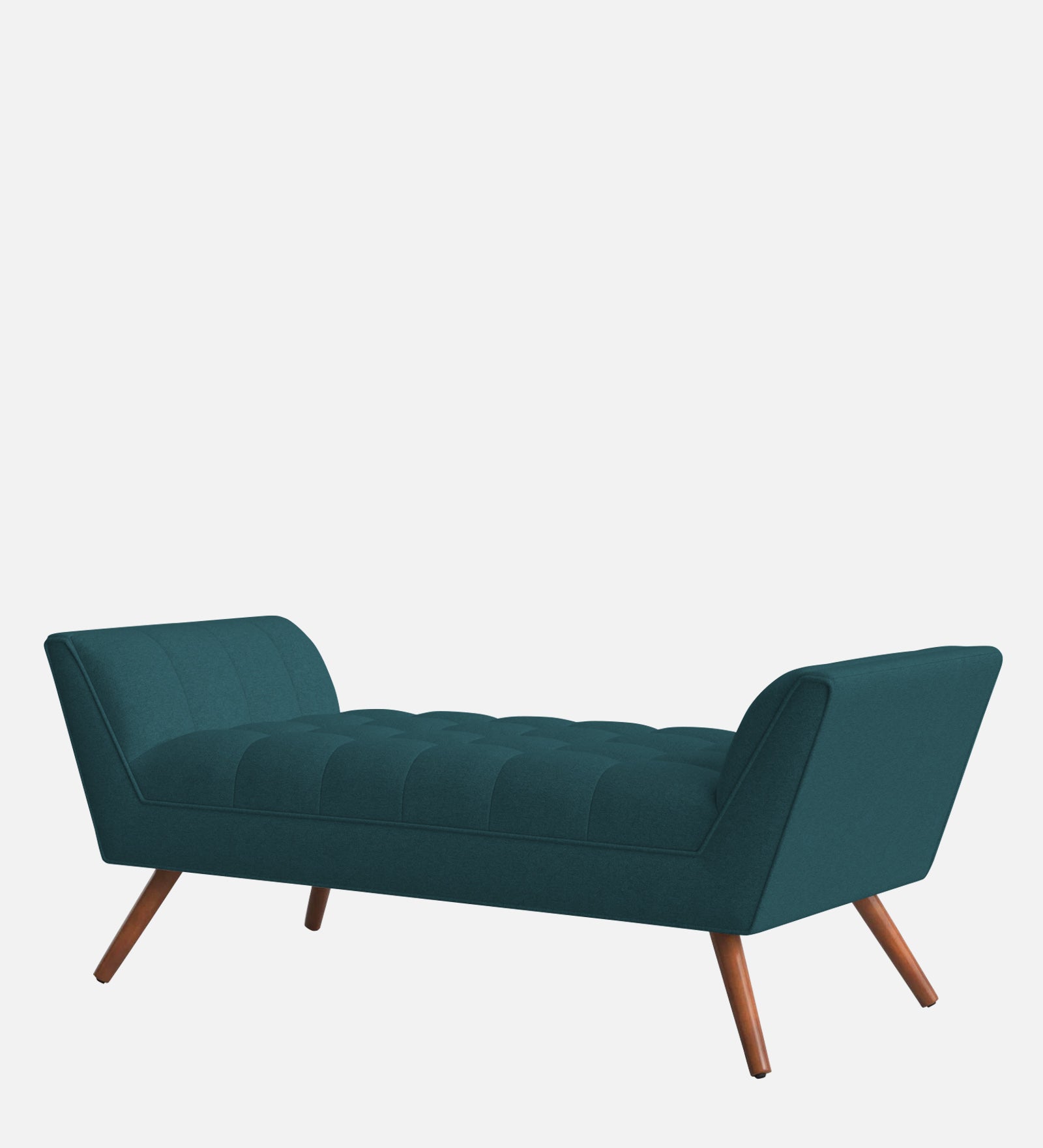 Cartes Velvet Bench In Arabian Green Colour - Febonic Living