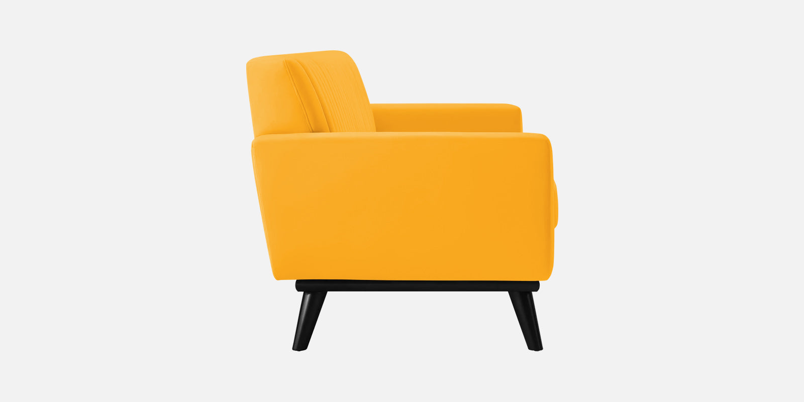 Tucker Velvet 2 Seater Sofa In Safforn Yellow Colour - Febonic Living