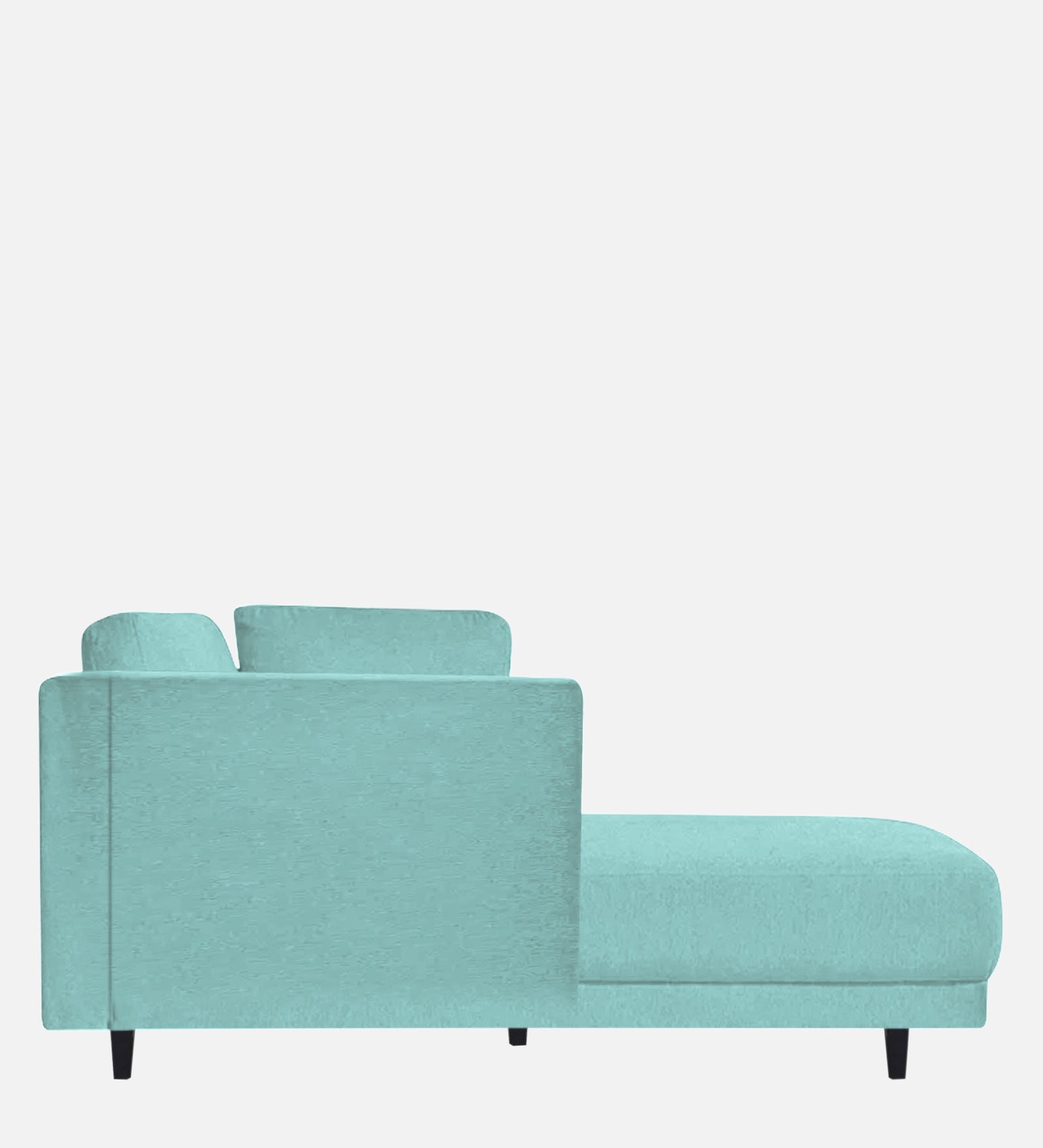 Jonze Velvet LHS Chaise Lounger In Barmunda Aqua Colour - Febonic Living