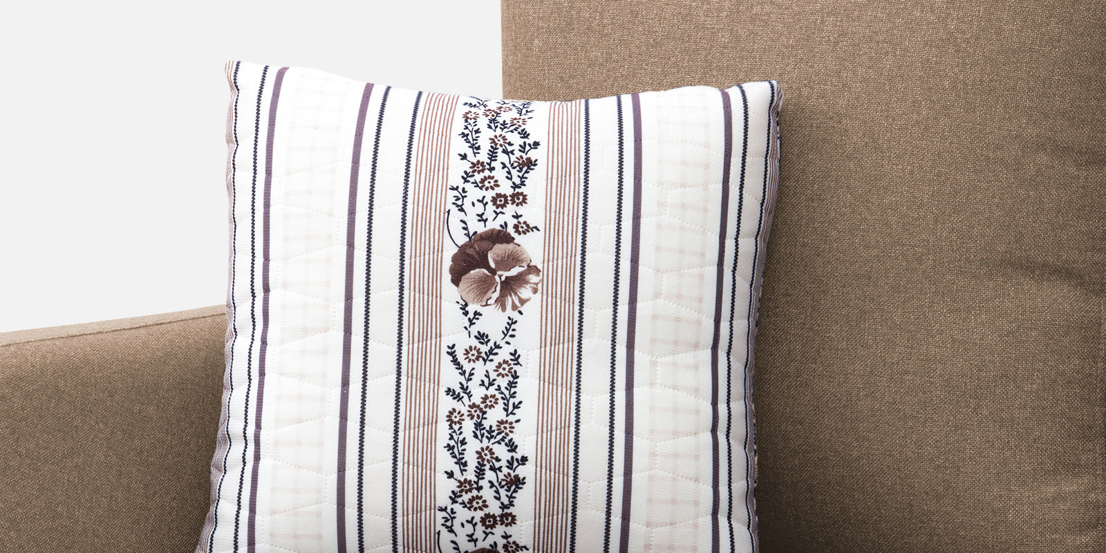Kevin Fabric 2 Seater Sofa In Cosmic Beige Colour - Febonic Living