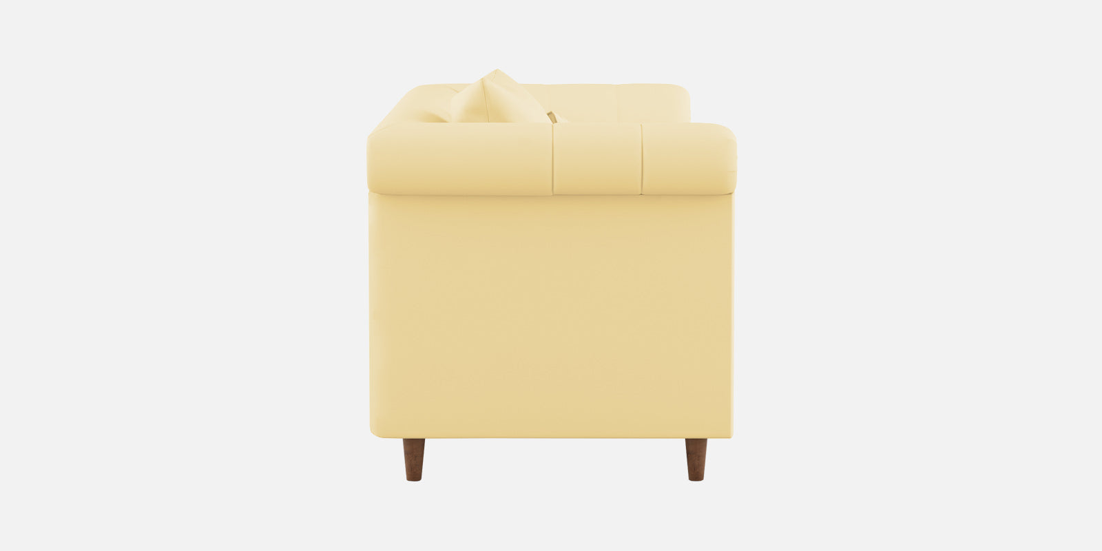 Rubi Velvet 3 Seater Sofa In Sandy Beige Colour - Febonic Living