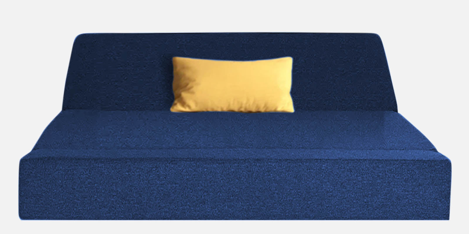 Fleepy Fabric 2 Seater Foldable Sofa Cum Bed In Royal Blue Colour - Febonic Living