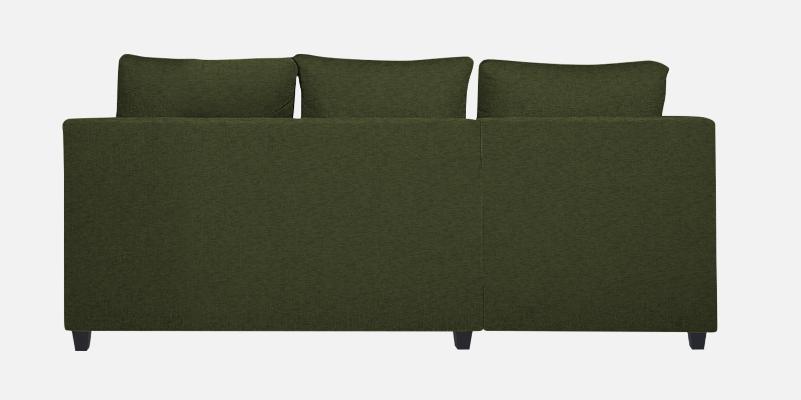 Nebula Fabric RHS Sectional Sofa (2+Lounger) In Olive Green Colour - Febonic Living