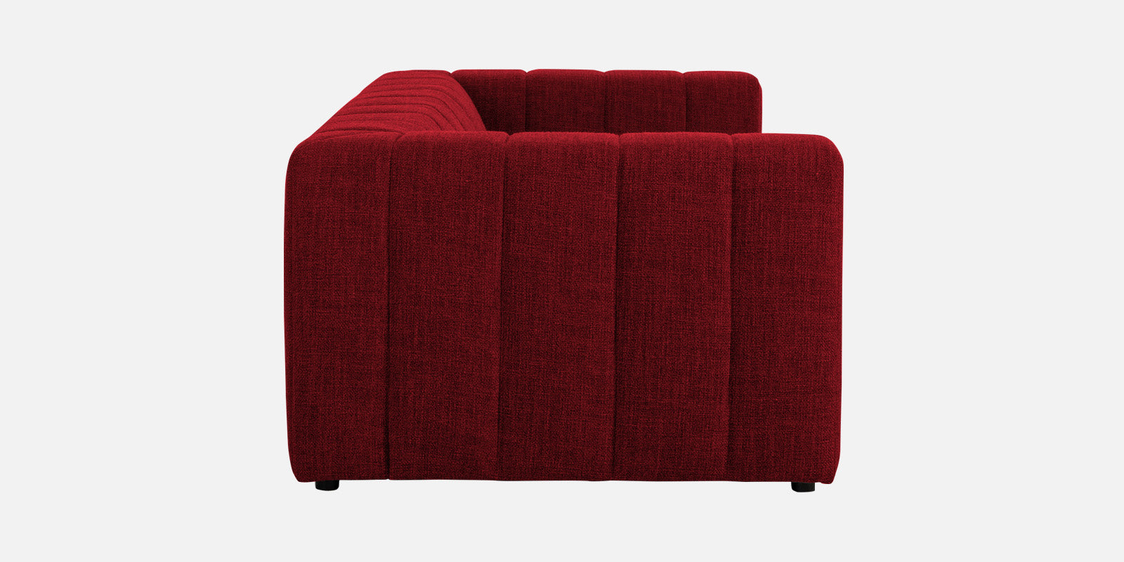 Lara Fabric 2 Seater Sofa In Blood Maroon Colour - Febonic Living