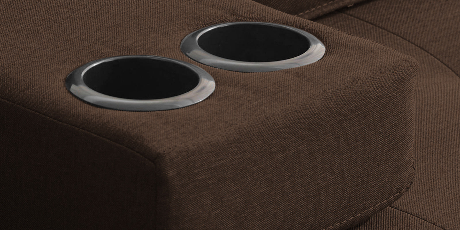 Jerry Fabric 3 Seater Convertible Sofa Cum Bed In Cidar Brown Colour - Febonic Living