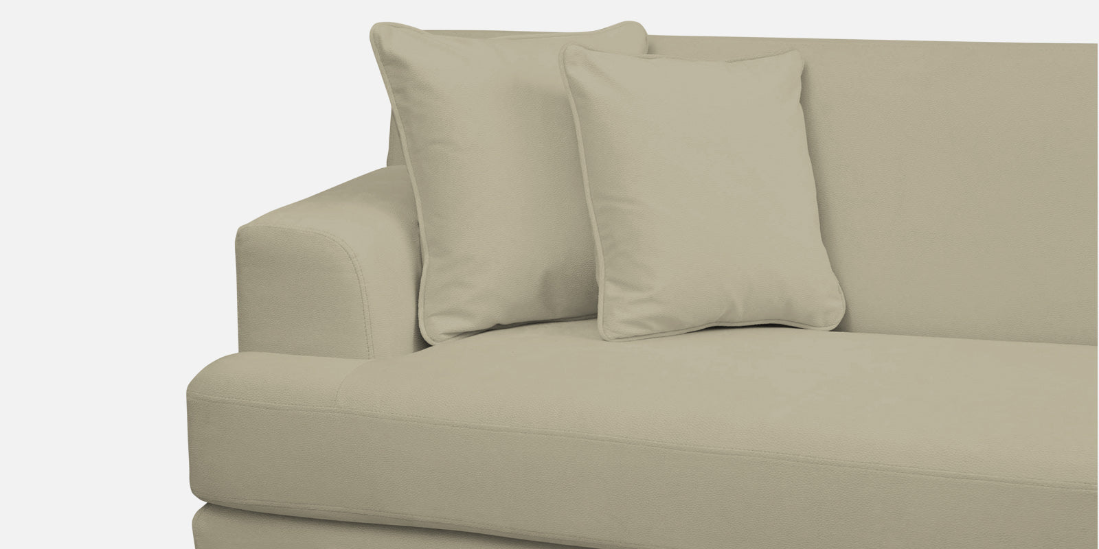 Woody Fabric 2 Seater Sofa In Carnival Beige Colour - Febonic Living