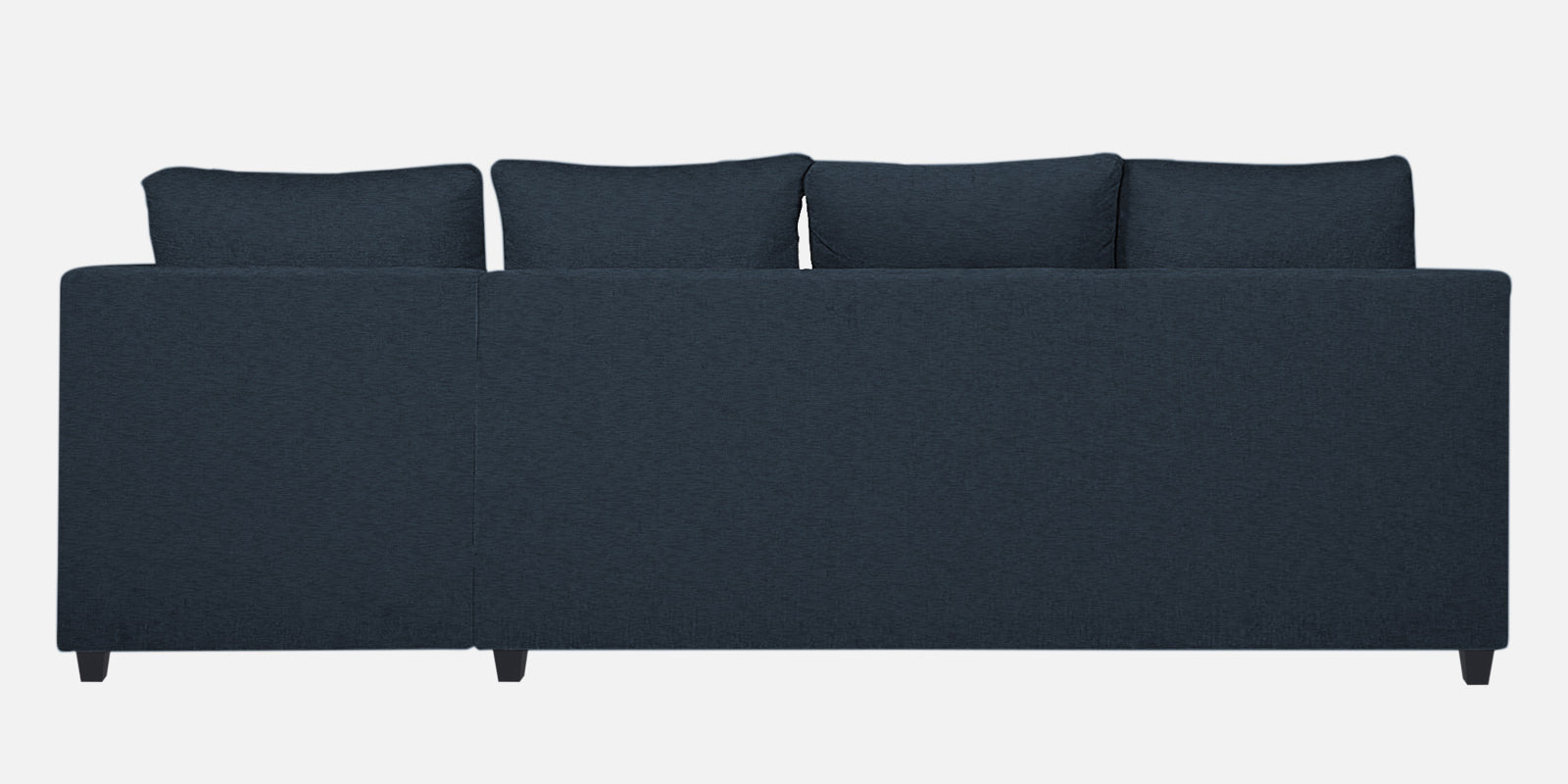Nebula Fabric LHS Sectional Sofa (3+Lounger) In Denim Blue Colour - Febonic Living