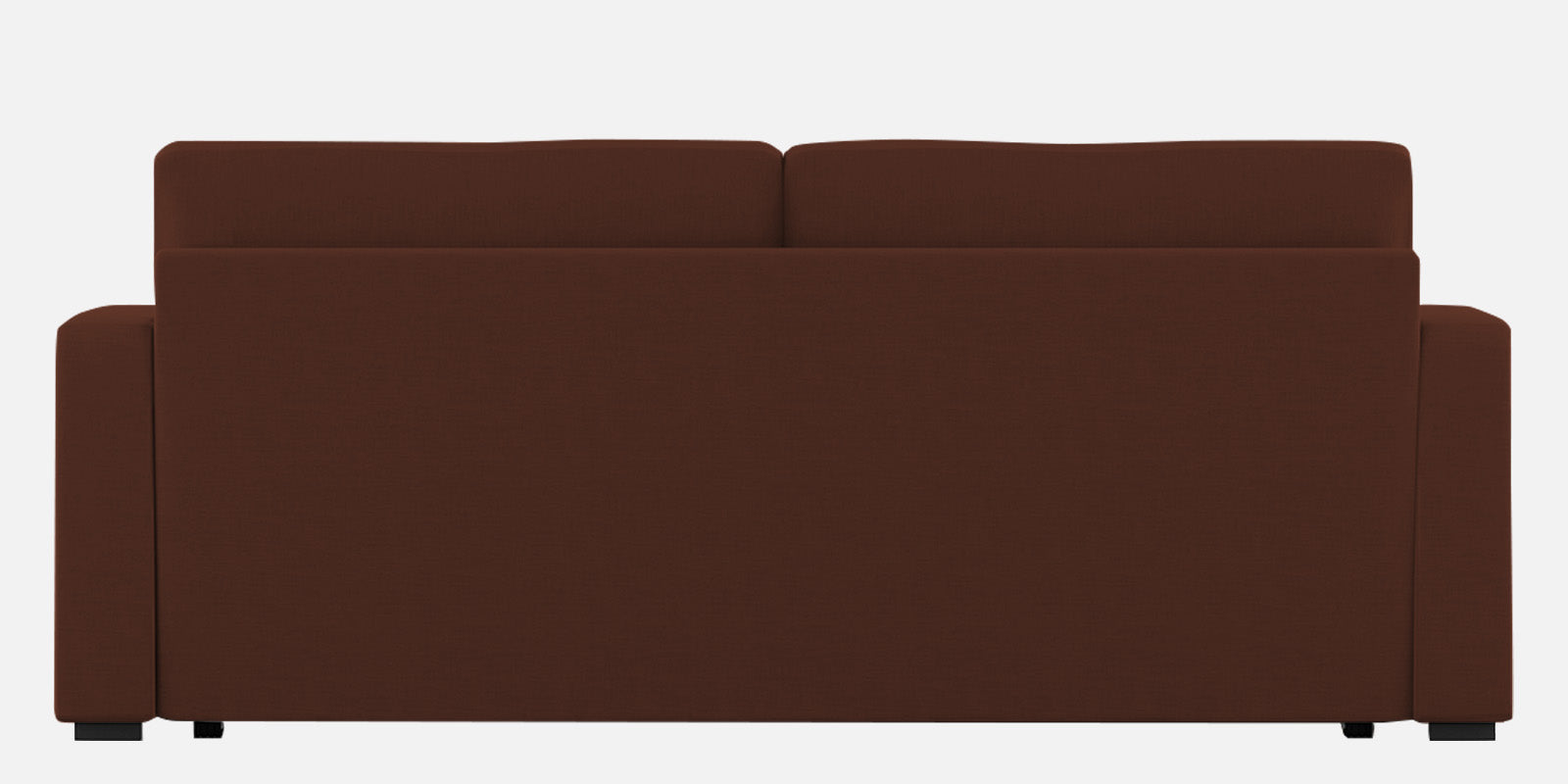 Rocky Fabric 3 Seater Pull Out Sofa Cum Bed In Coffee Brown Colour With Storage - Febonic Living