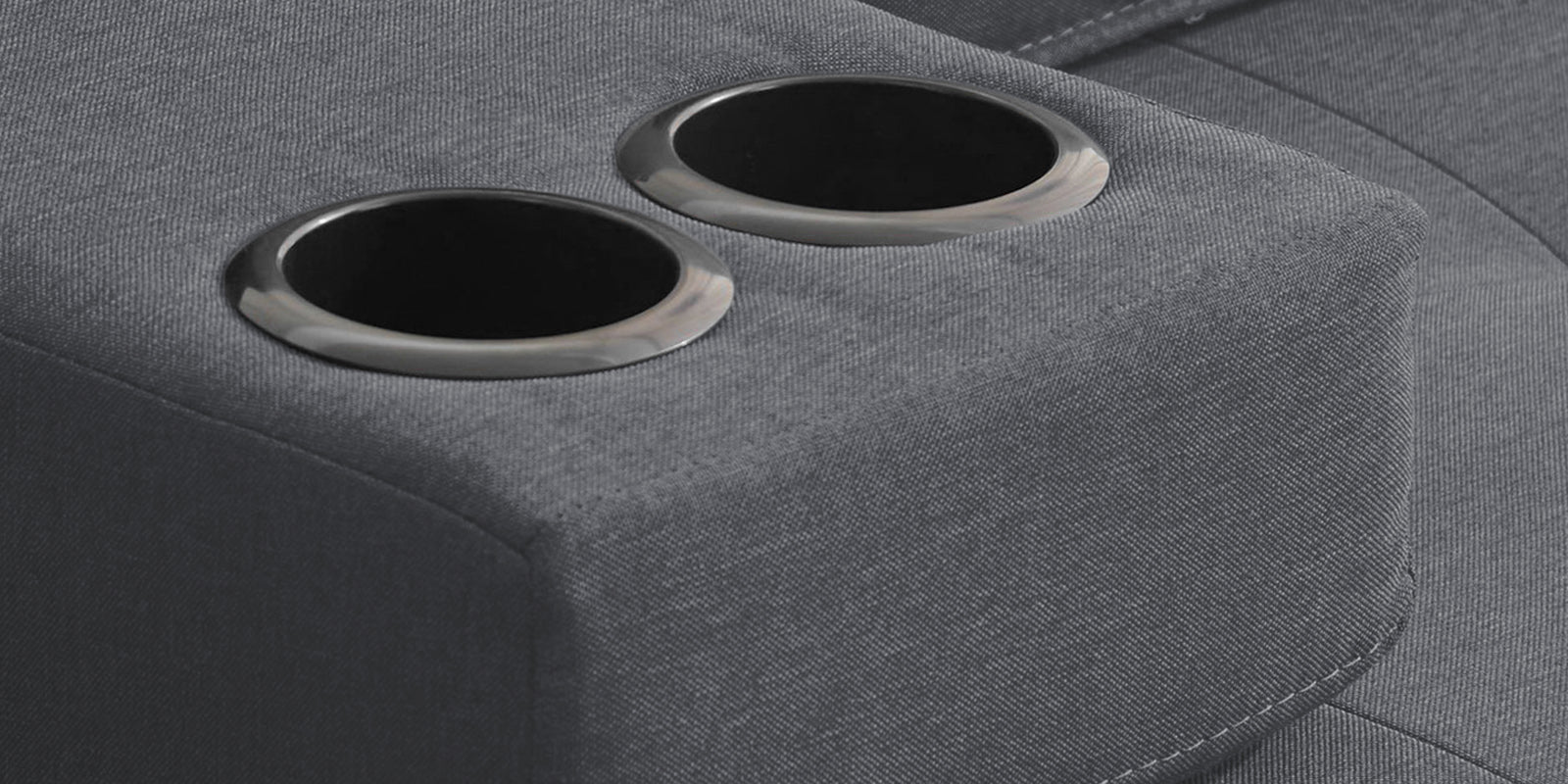 Jerry Fabric 3 Seater Convertible Sofa Cum Bed In Maba Gray Colour - Febonic Living