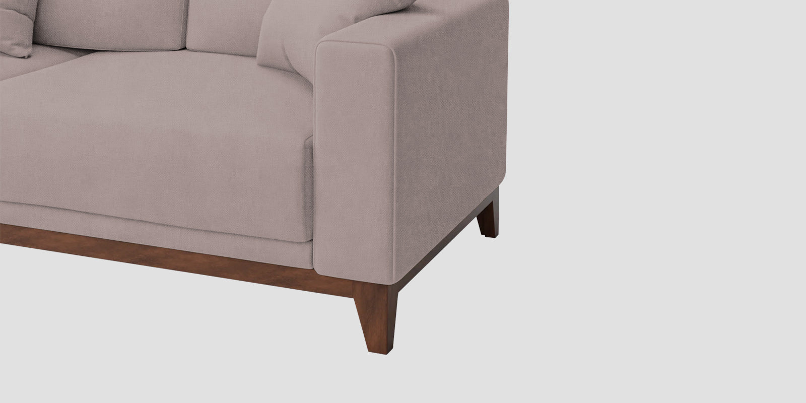 Luca Fabric 3 Seater Sofa In Almond Beige Colour - Febonic Living