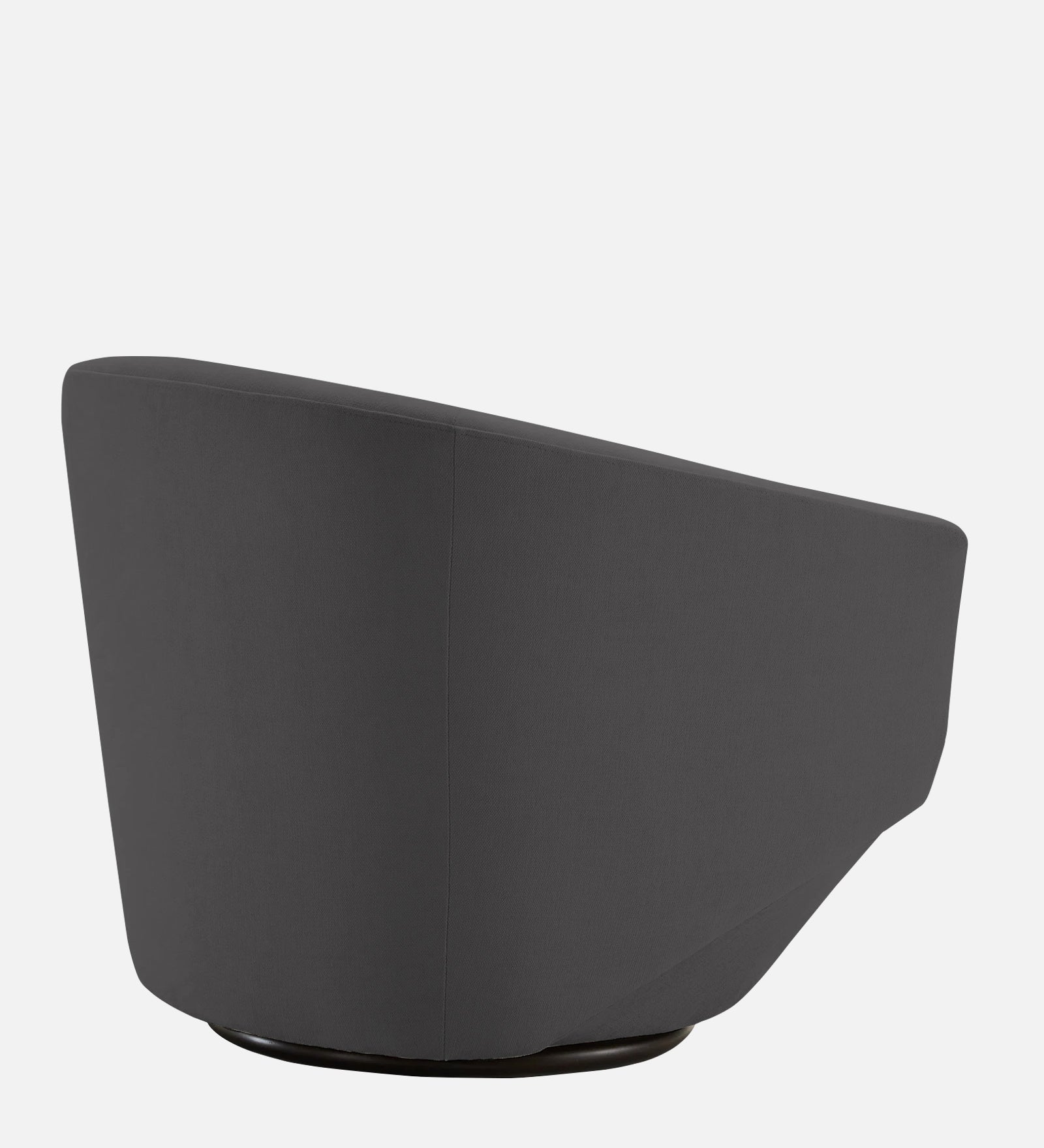Haddie Velvet Swivel Chair In Davy Grey Colour - Febonic Living