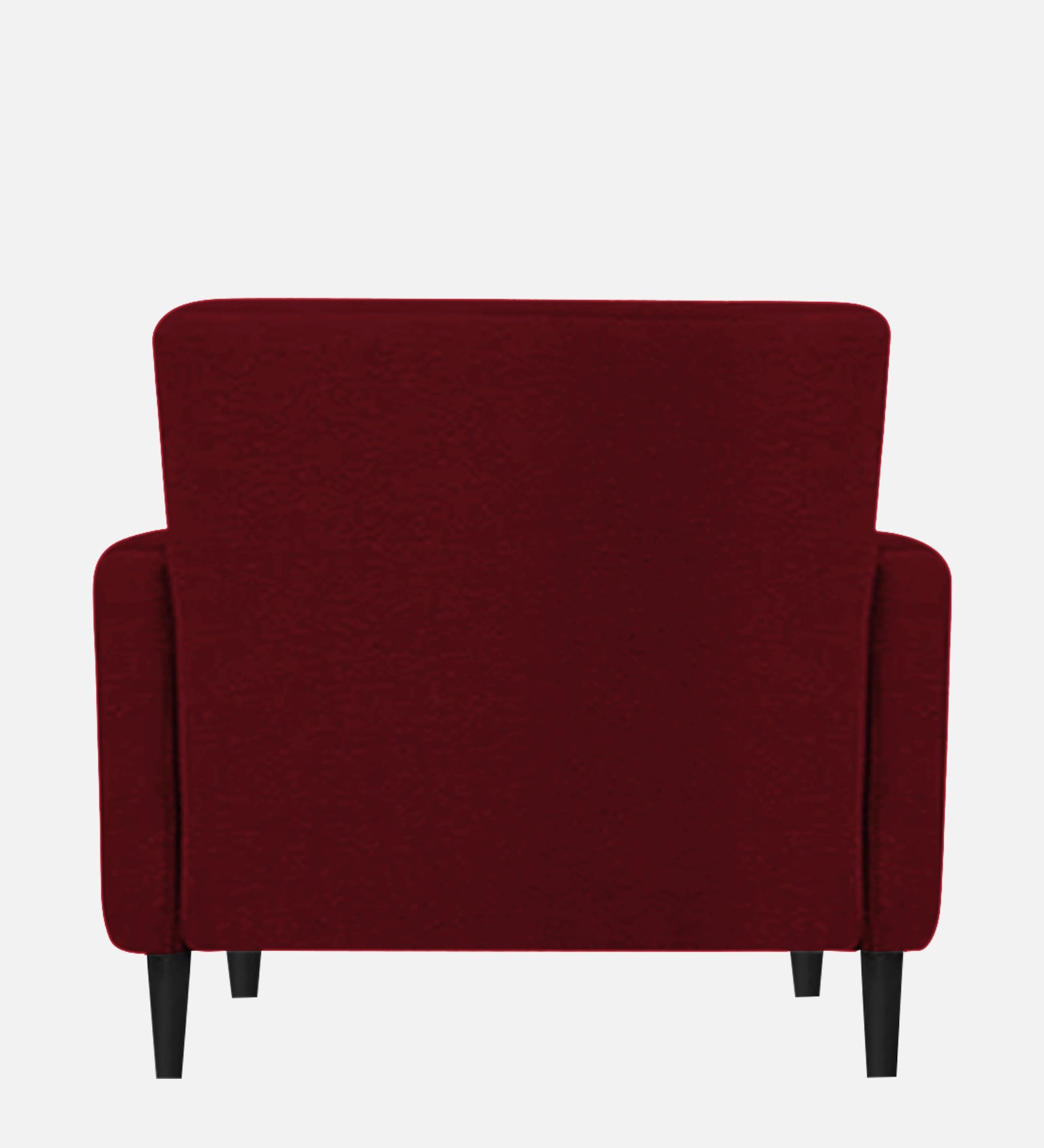 Marq Fabric 1 Seater Sofa In  Ruby Red Colour - Febonic Living