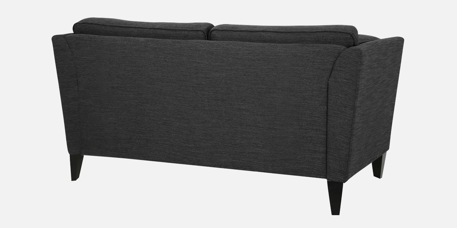 Nigar Fabric 2 Seater Sofa in Charcoal Grey Colour