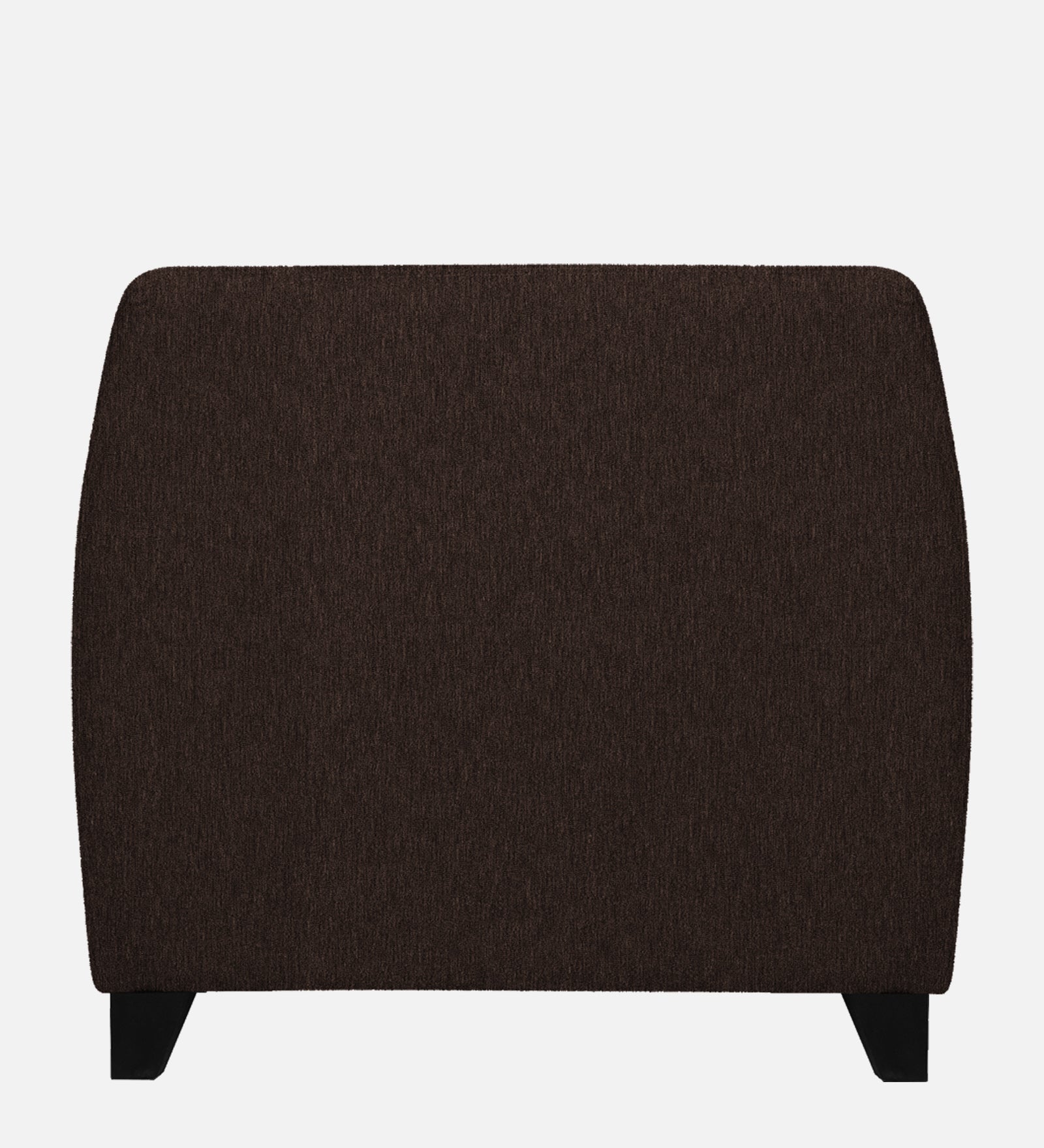 Melaan Fabric 1 Seater Sofa In Coffee Brown Colour