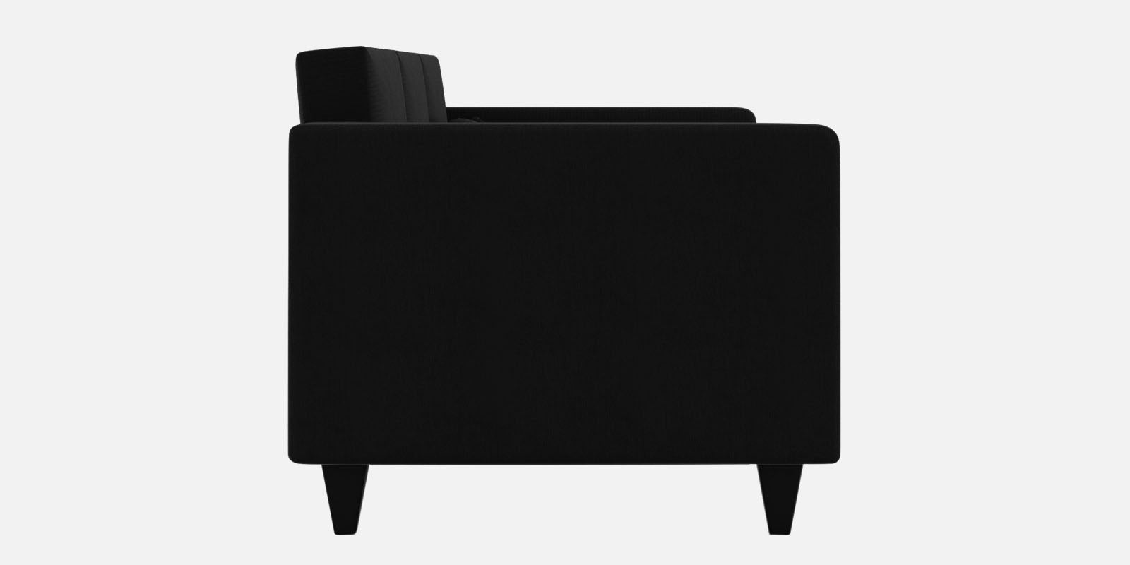 Nipul Fabric 2 Seater Sofa In Zed Black Colour - Febonic Living