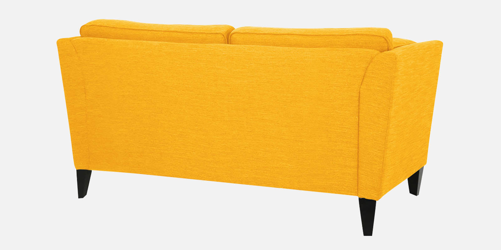 Nigar Fabric 2 Seater Sofa in Bold Yellow Colour