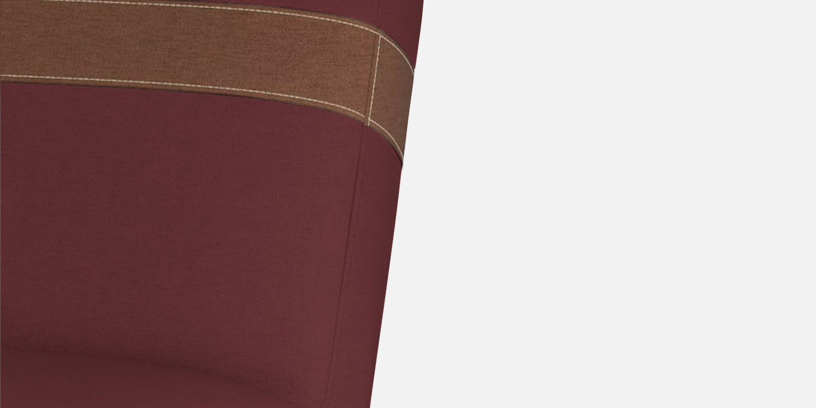 Vedan Fabric 3 Seater Convertible Sofa Cum Bed In Blaze Red Colour - Febonic Living