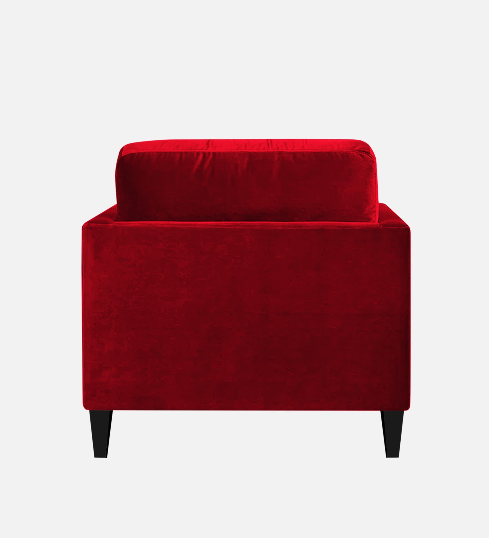 Makou Velvet Chaise Lounger In Berry Maroon Colour - Febonic Living