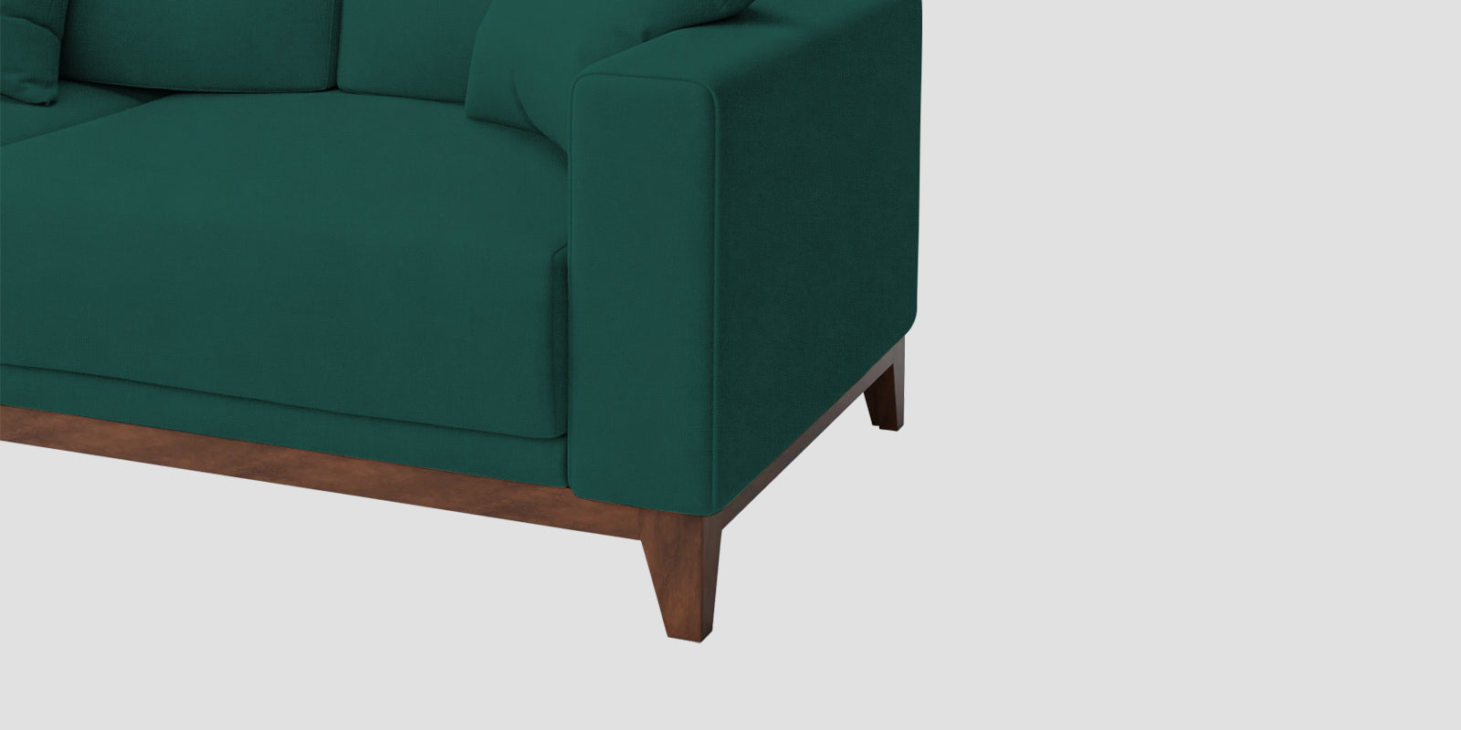 Luca Fabric 3 Seater Sofa In Sage Green Colour - Febonic Living