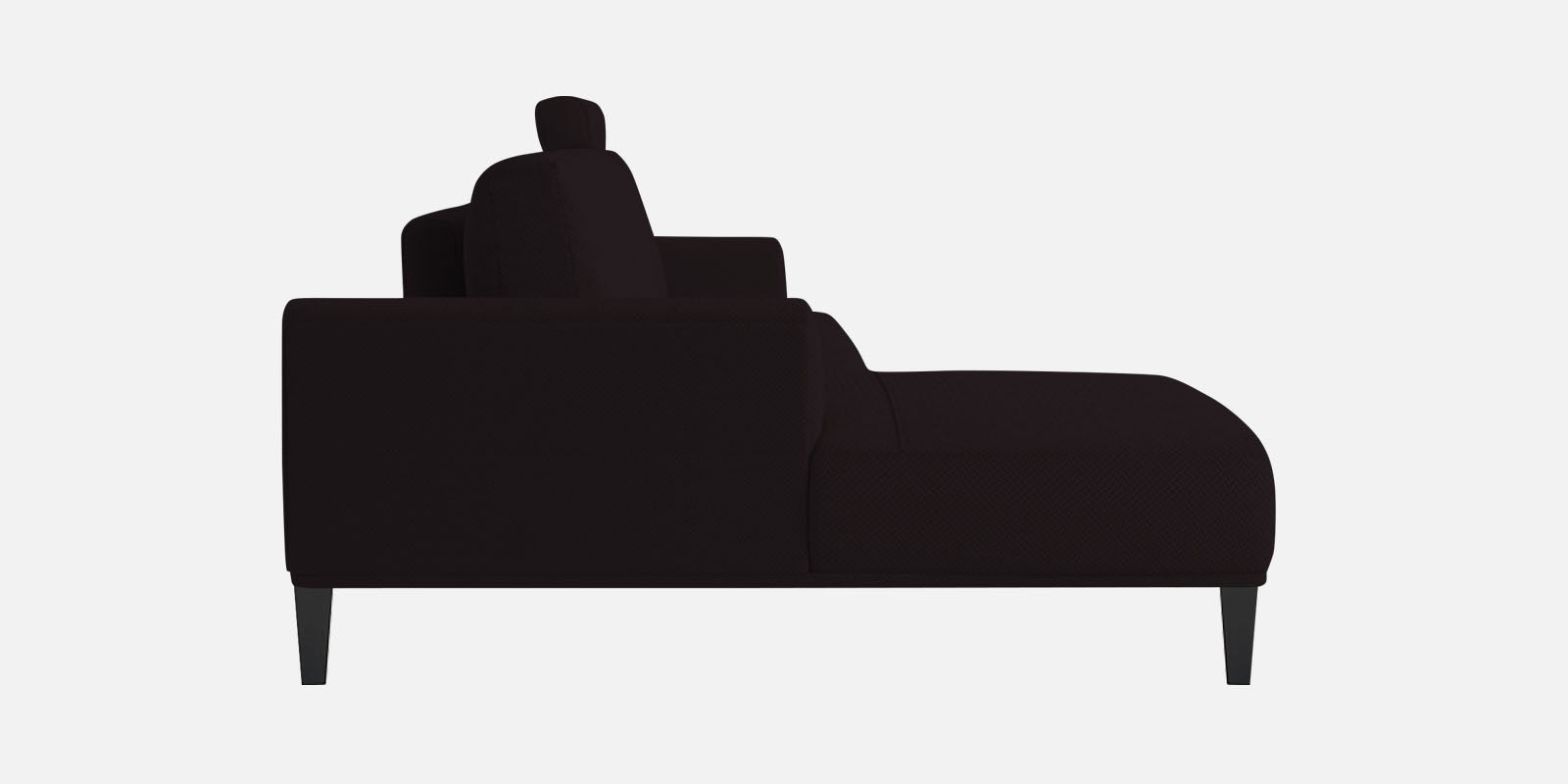 Como Fabric LHS Sectional Sofa (3+Lounger) In Cara Brown Colour - Febonic Living