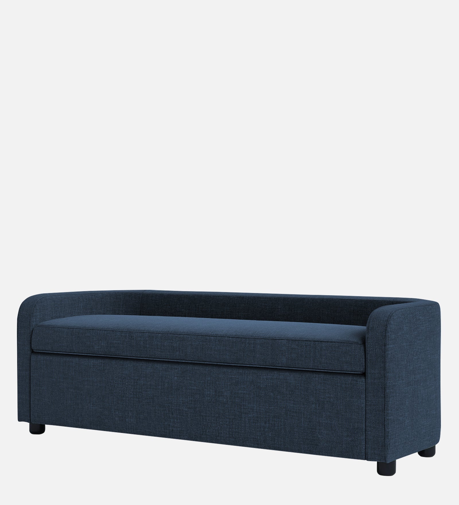 Cooper Fabric Storage Bench In Light Blue Colour - Febonic Living
