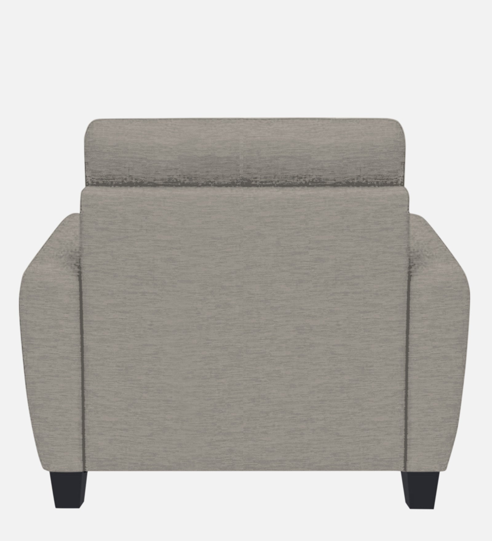 Bakadi Fabric 1 Seater Sofa In Ash Grey Colour - Febonic Living