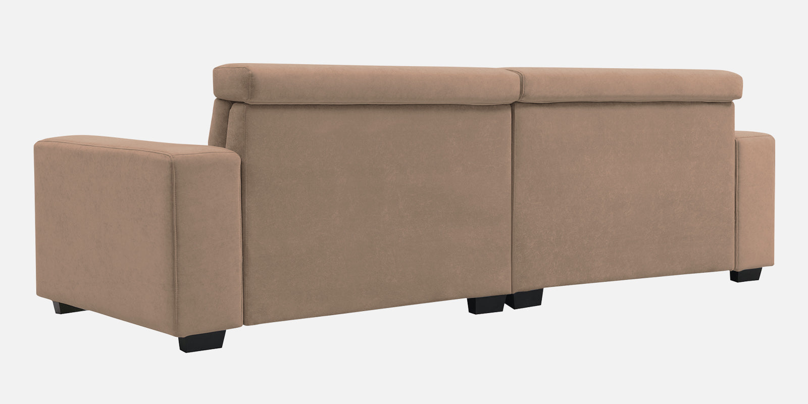 Hiro Fabric 3 Seater Sofa In wheat Beige Colour - Febonic Living