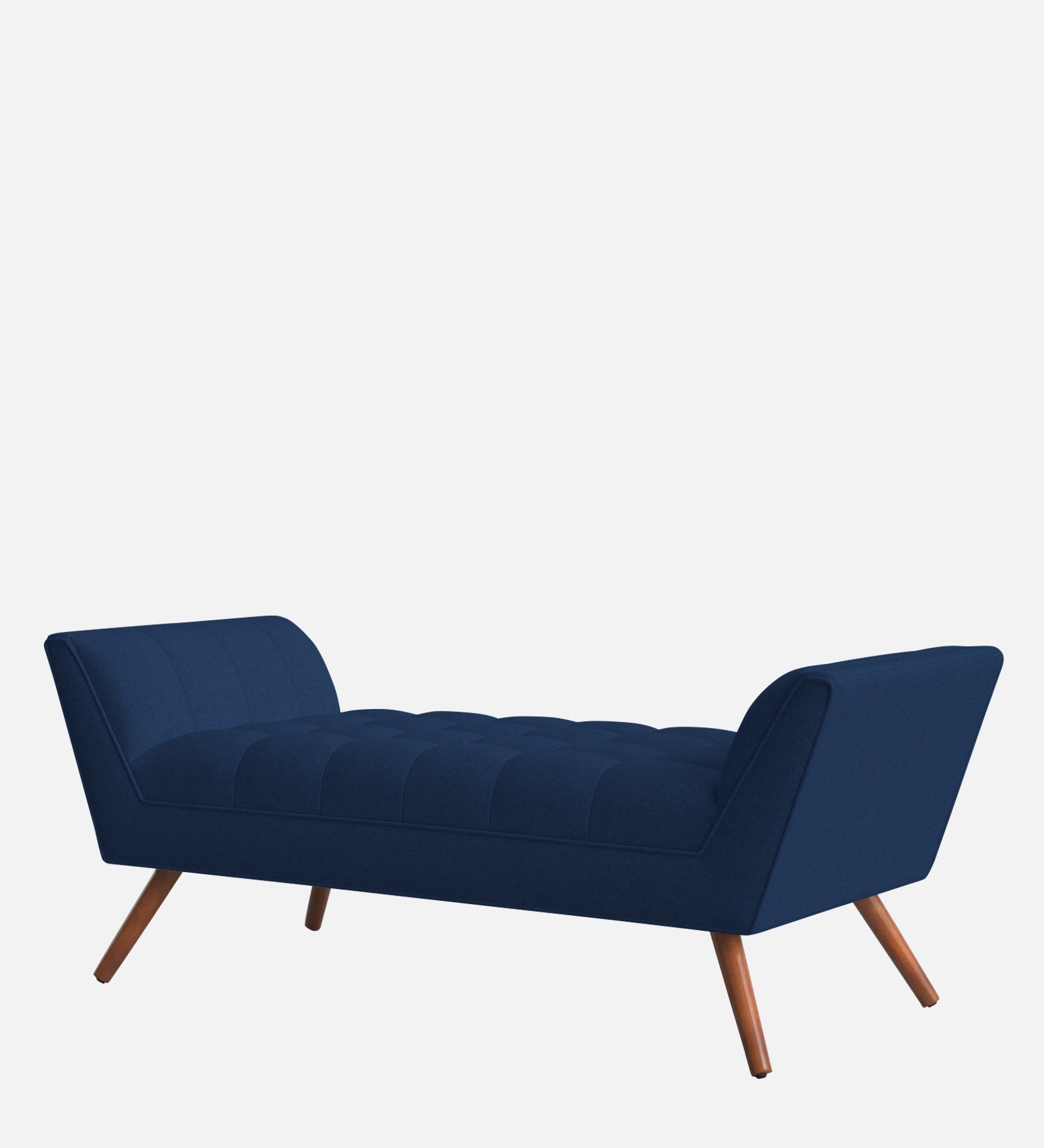 Cartes Velvet Bench In Imperial Blue Colour - Febonic Living