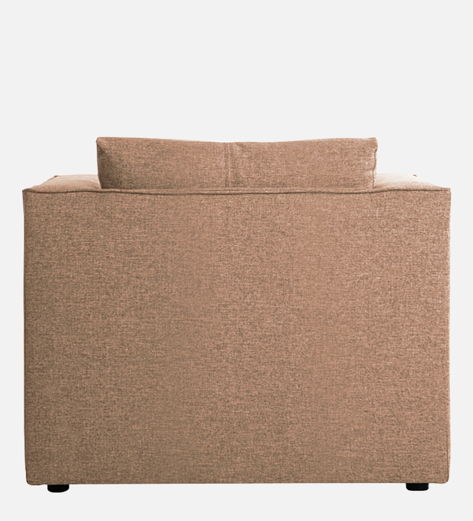 Kenia Fabric 1 Seater Foldable Sofa Cum Bed In Cosmic Beige Colour - Febonic Living