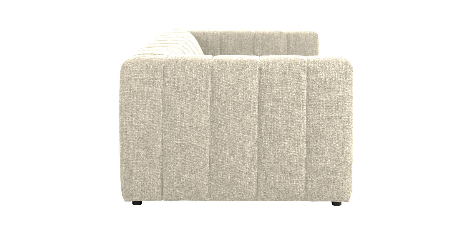 Lara Fabric 2 Seater Sofa In Ivory Cream Colour - Febonic Living