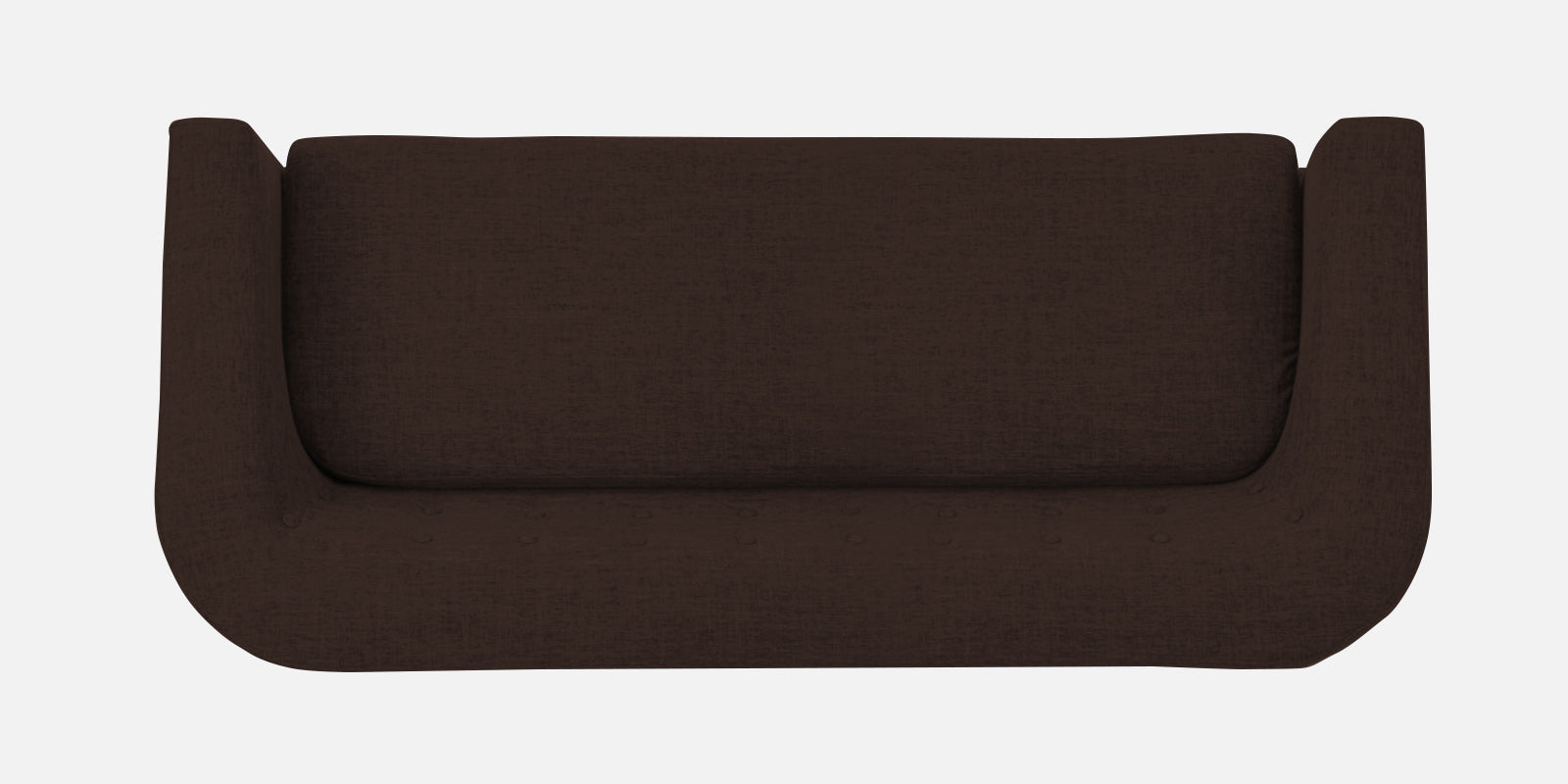Casper Fabric 3 Seater Sofa In Coffee Brown Colour - Febonic Living