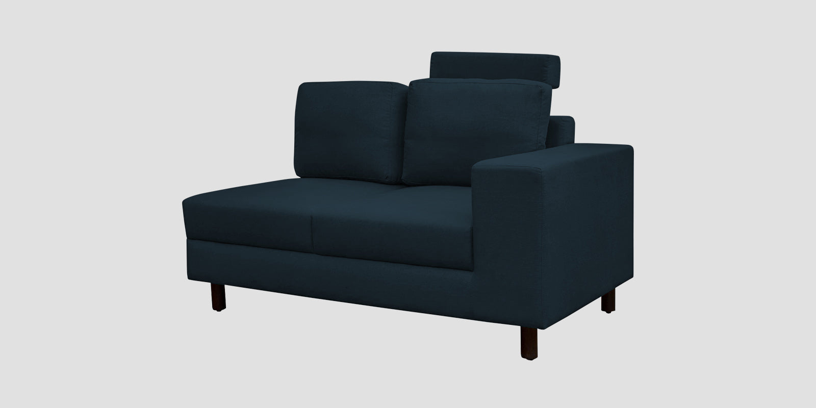 Betty Fabric 6 Seater LHS Corner sofa In Cool Blue Colour - Febonic Living