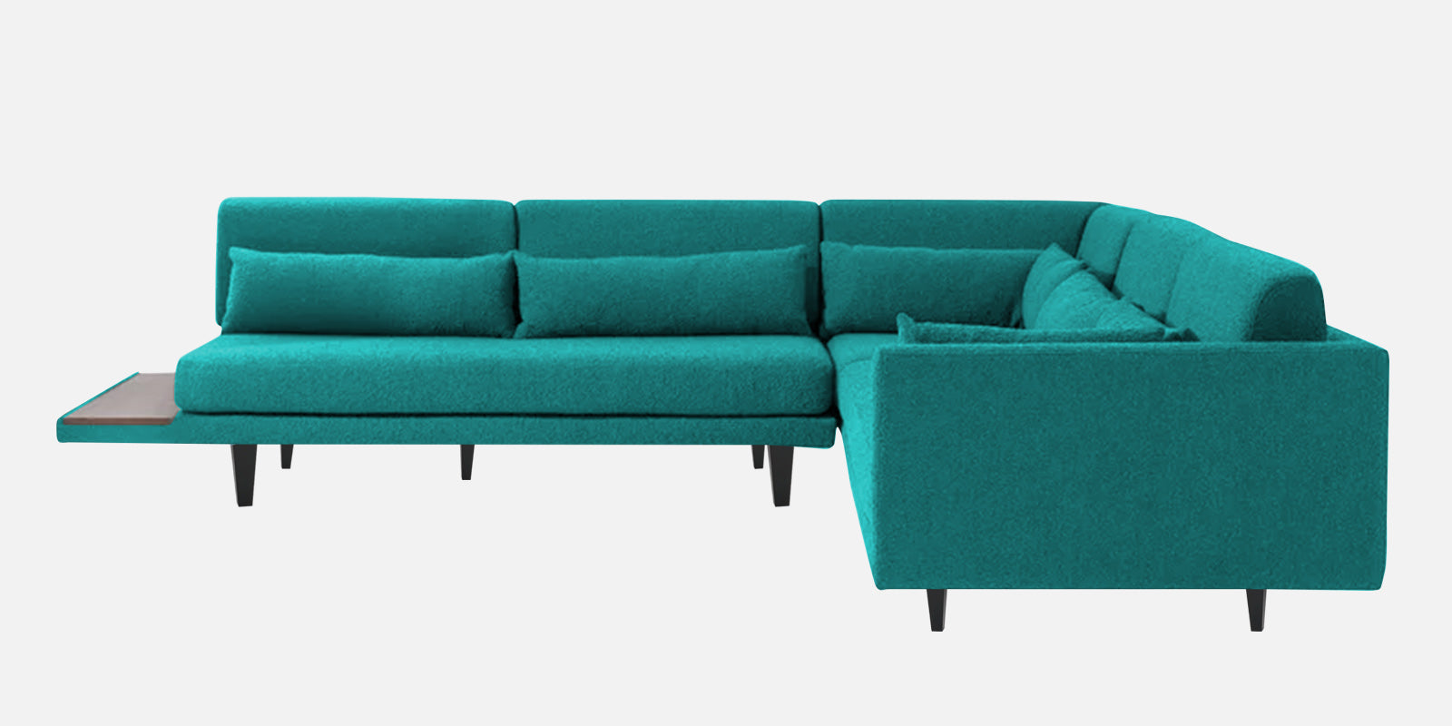 Malta Fabric 6 Seater RHS Corner Sofa In Sea Green Colour - Febonic Living