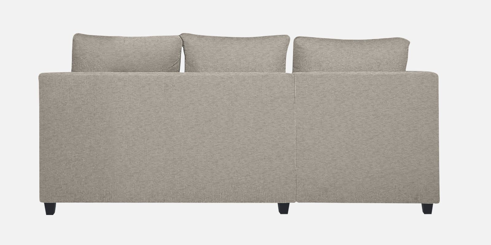Nebula Fabric RHS Sectional Sofa (2+Lounger) In Ash Grey Colour - Febonic Living