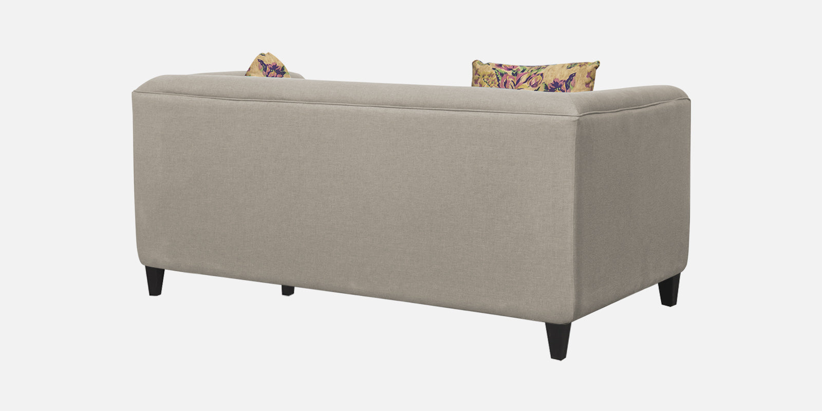 Niki Fabric 2 Seater Sofa In Ash Grey Colour - Febonic Living