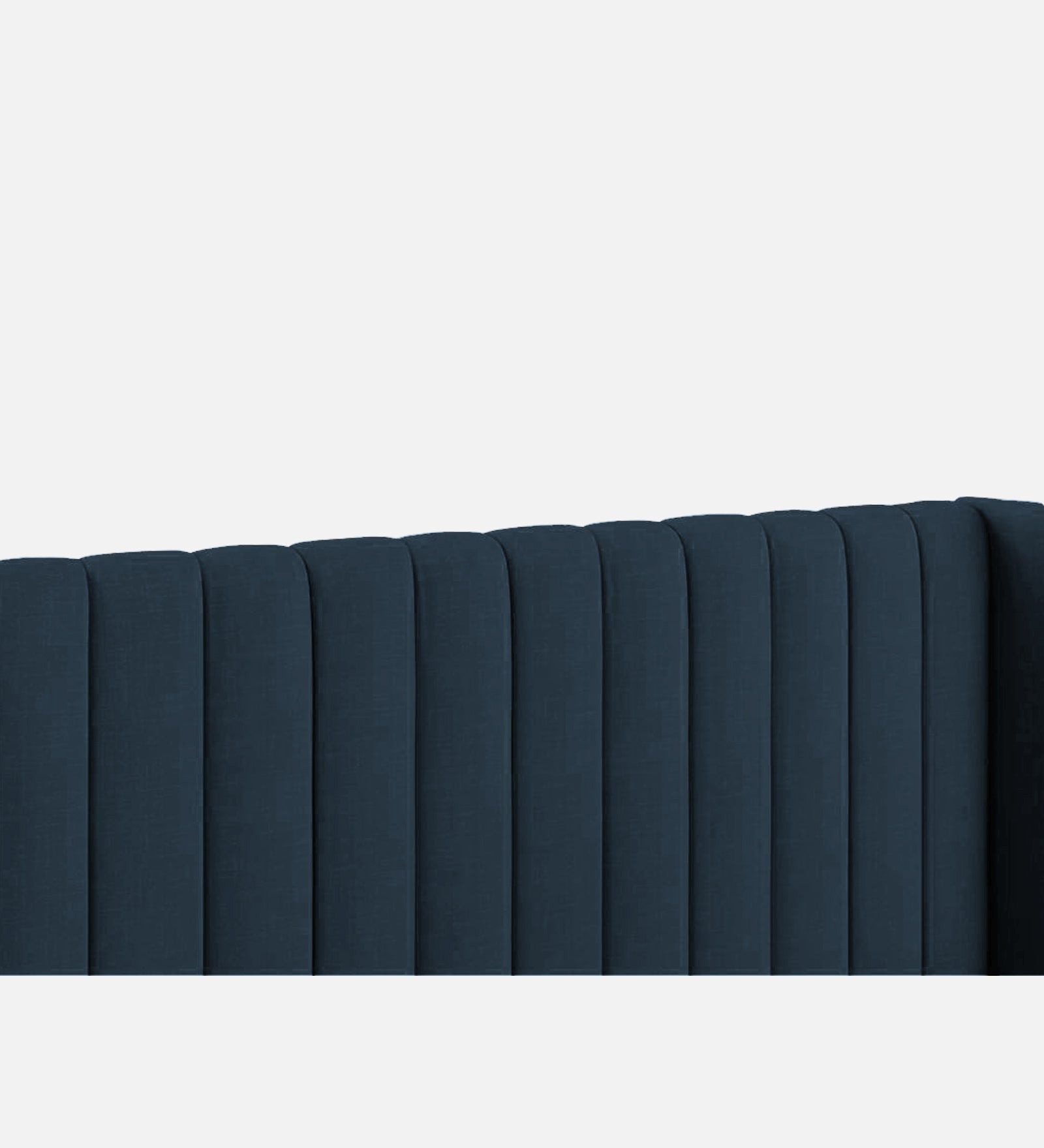 Colina Fabric Upholstered Queen Size Bed In Light Blue Colour With Box Storage - Febonic Living