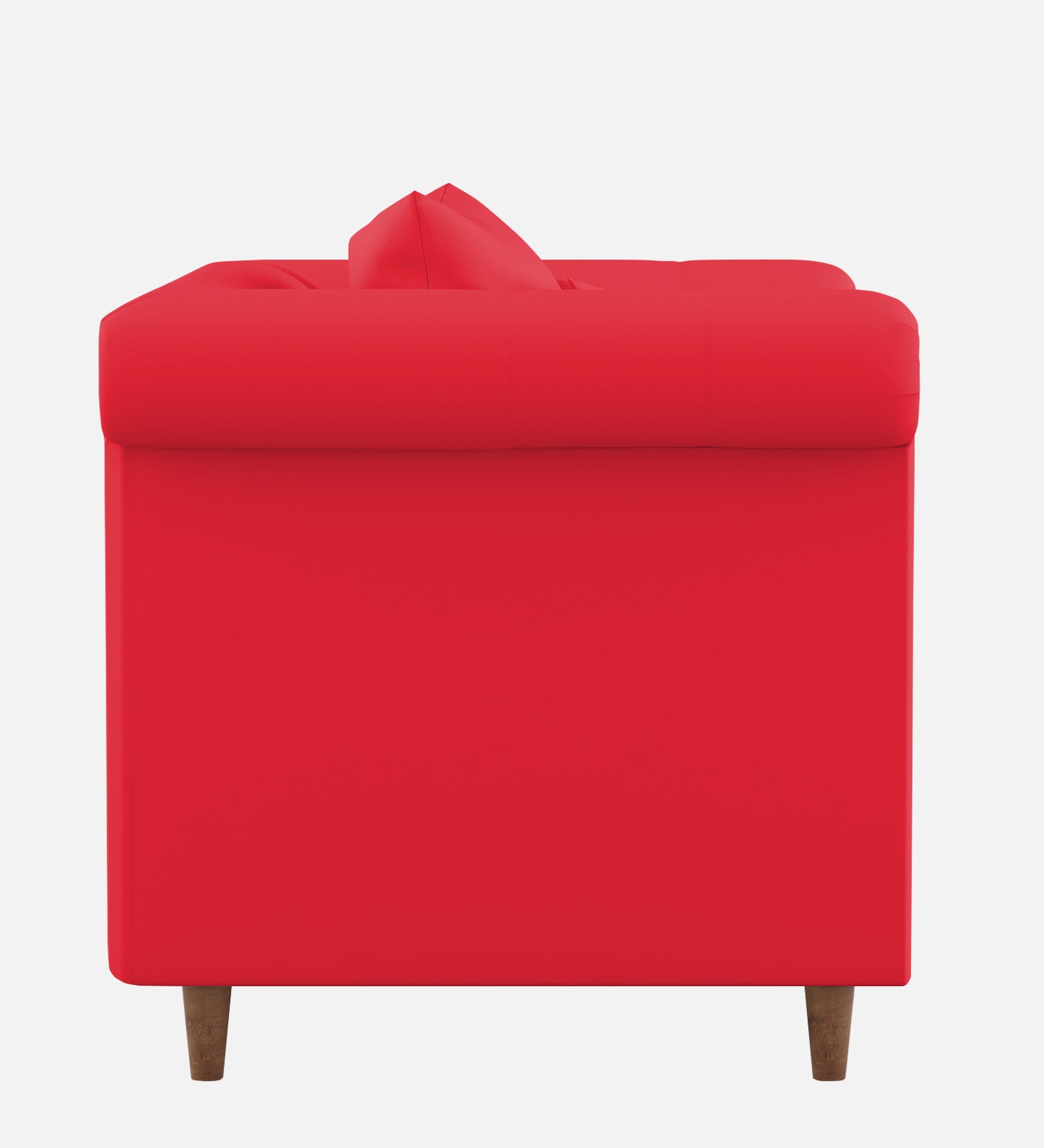 Rubi Velvet 1 Seater Sofa In Ox Blood Maroon Colour - Febonic Living