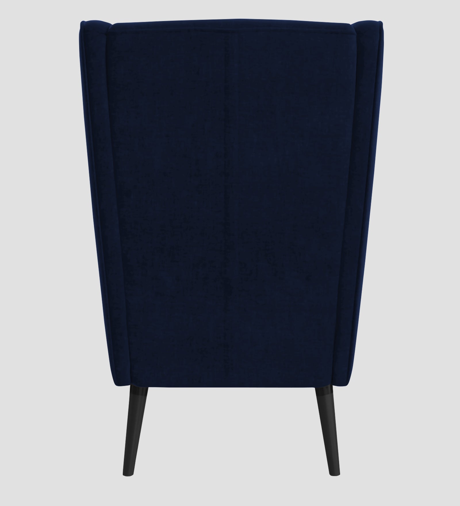 Niya Velvet Wing Chair In Indigo Blue Colour - Febonic Living