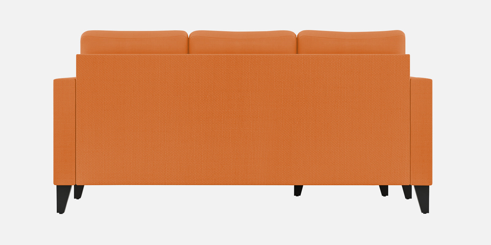 Nori Fabric RHS Sectional Sofa (2+Lounger) In Dark Orange Colour - Febonic Living
