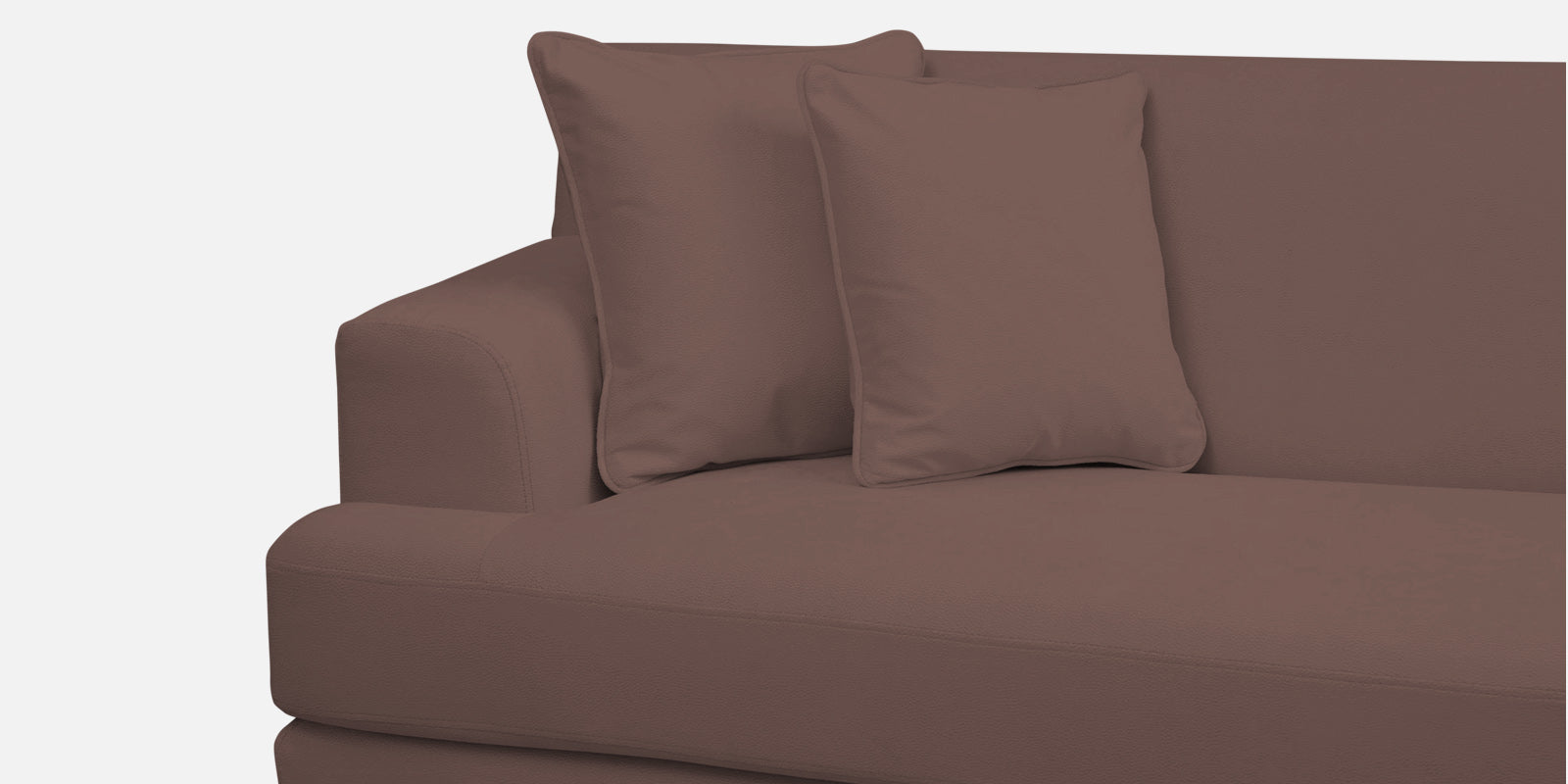 Woody Fabric 2 Seater Sofa In Berry Wine Colour - Febonic Living