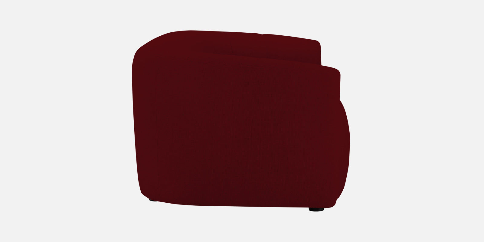Mara Fabric 3 Seater Sofa In Ruby Red Colour