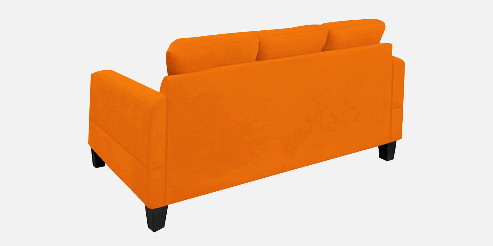Thomas Fabric 3 Seater Sofa In Vivid Orange Colour - Febonic Living