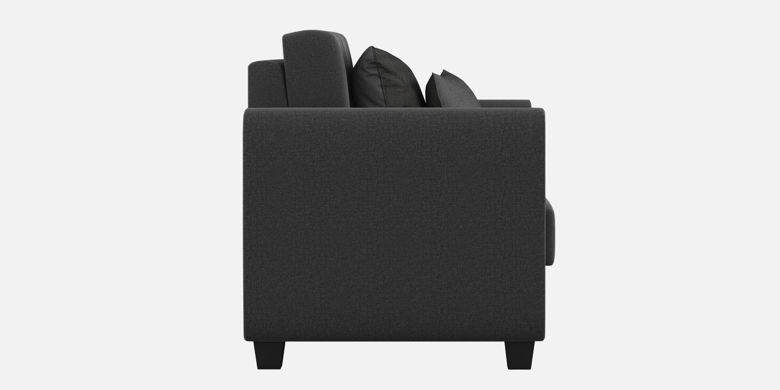 Cosmic Fabric 2 Seater Sofa In Charcoal Grey Colour - Febonic Living