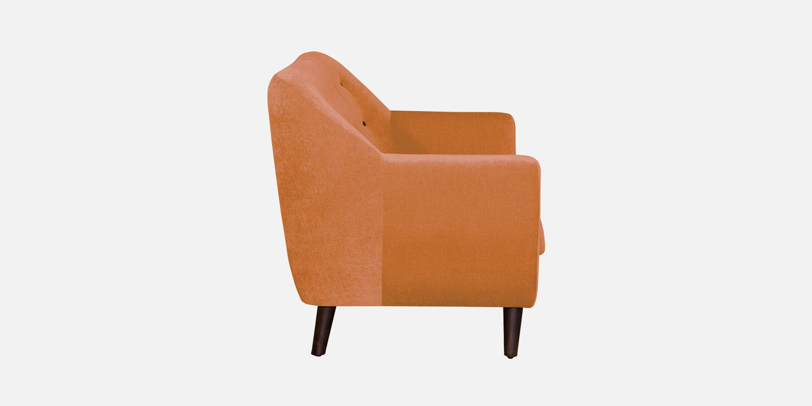 German Fabric 2 Seater Sofa In Dark Orange Colour - Febonic Living