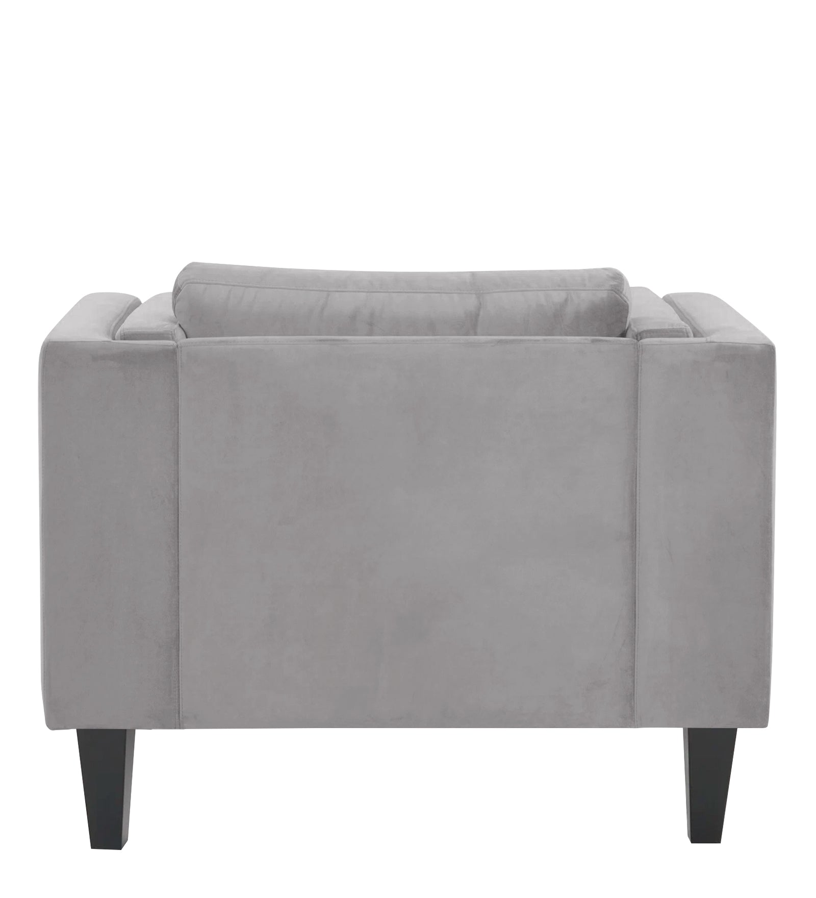 Jasper Velvet 1 Seater Sofa in Concrete grey Colour
